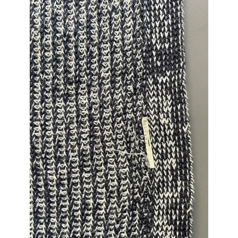 Anthropologie Moth Blue Open Front Sleeveless Sweater Vest Oversized Size Medium